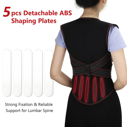 Tourmaline Magnetic Self-Heating Thermal Vest, Waist Brace, Lumbar Pad, Corset, Pain Relief - Homevalley.co.uk