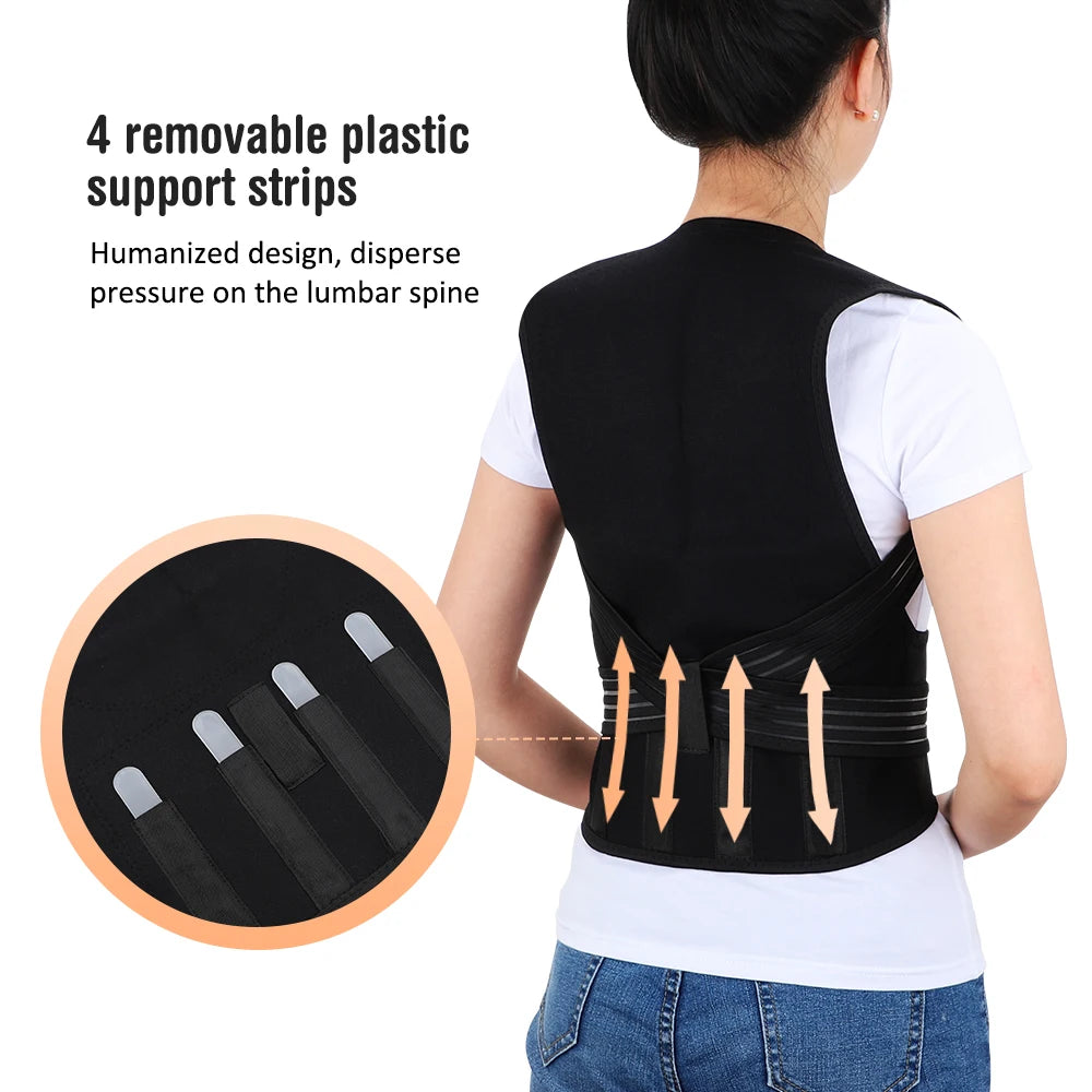 Tourmaline Magnetic Self-Heating Thermal Vest, Waist Brace, Lumbar Pad, Corset, Pain Relief - Homevalley.co.uk