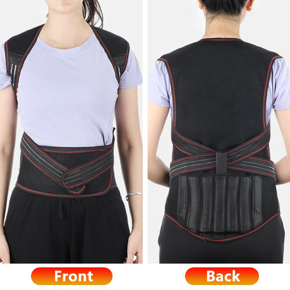 Tourmaline Magnetic Self-Heating Thermal Vest, Waist Brace, Lumbar Pad, Corset, Pain Relief - Homevalley.co.uk