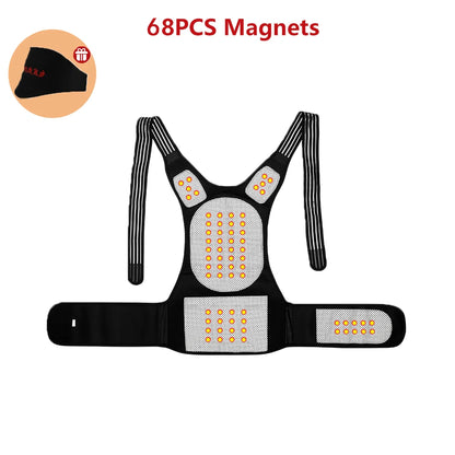 Tourmaline Magnetic Self-Heating Thermal Vest, Waist Brace, Lumbar Pad, Corset, Pain Relief - Homevalley.co.uk