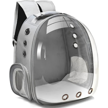 Transparent Capsule Bubble Breathable Travel Pet Carrier Backpack - Homevalley.co.uk