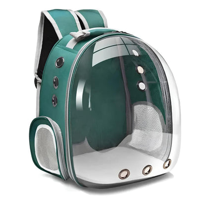 Transparent Capsule Bubble Breathable Travel Pet Carrier Backpack - Homevalley.co.uk