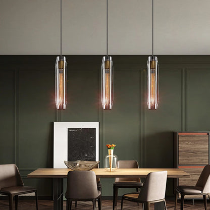 Transparent Crystal LED Pendant - Homevalley.co.uk