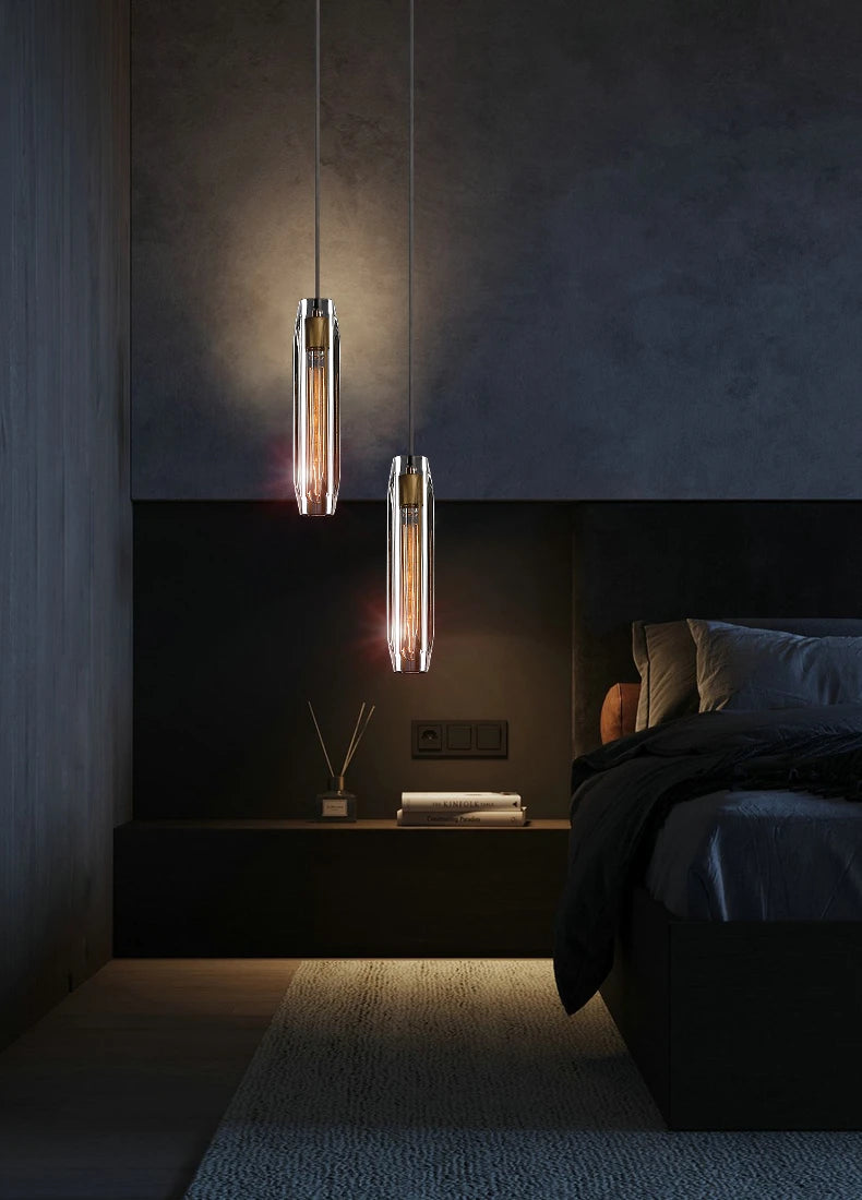 Transparent Crystal LED Pendant - Homevalley.co.uk