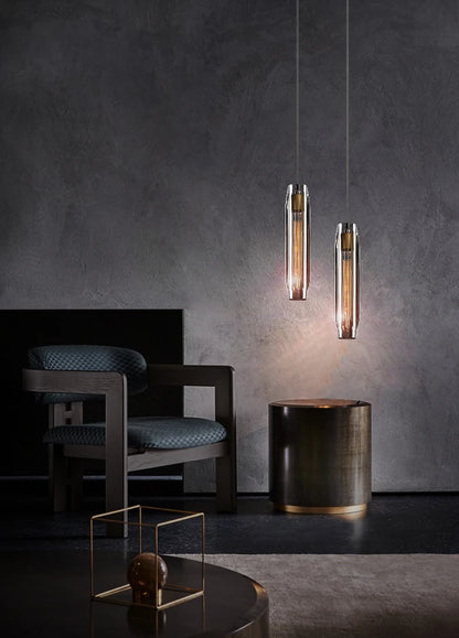 Transparent Crystal LED Pendant - Homevalley.co.uk