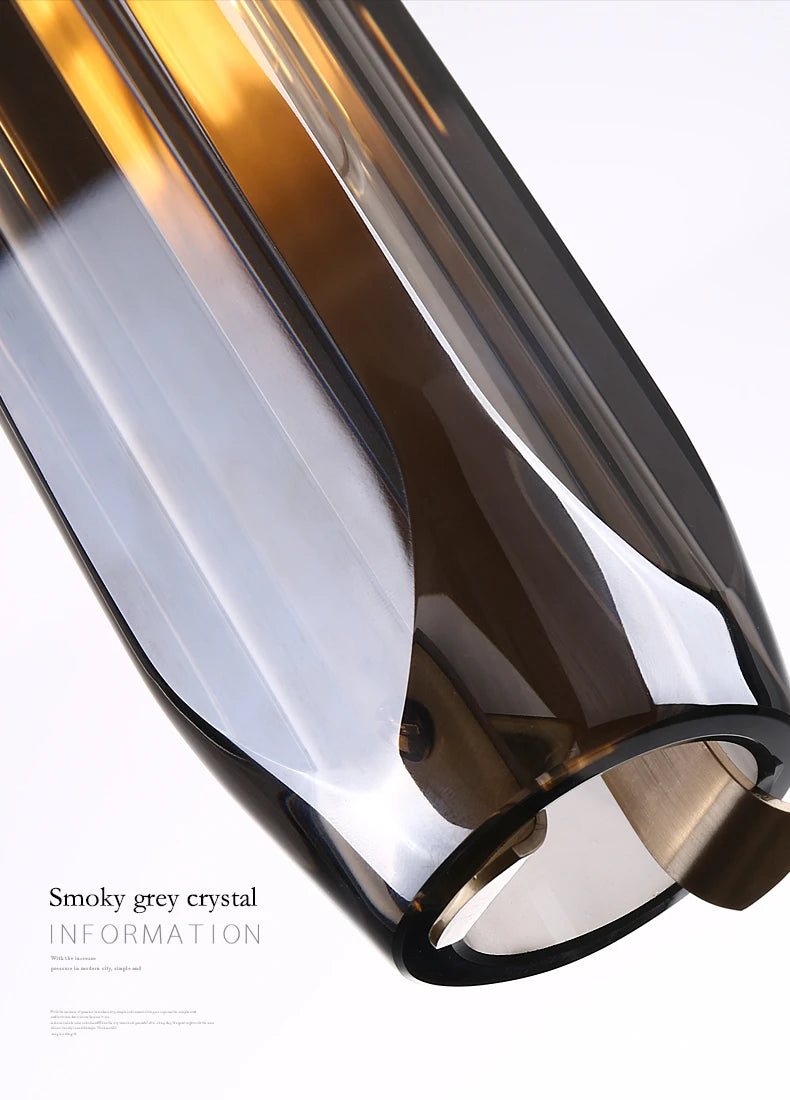 Transparent Crystal LED Pendant - Homevalley.co.uk