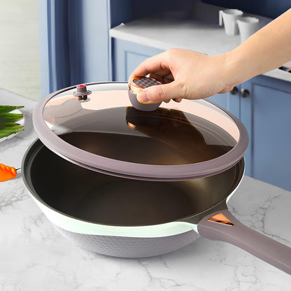 Two-Colour Titanium Non-Stick Frying Pan - Homevalley.co.uk