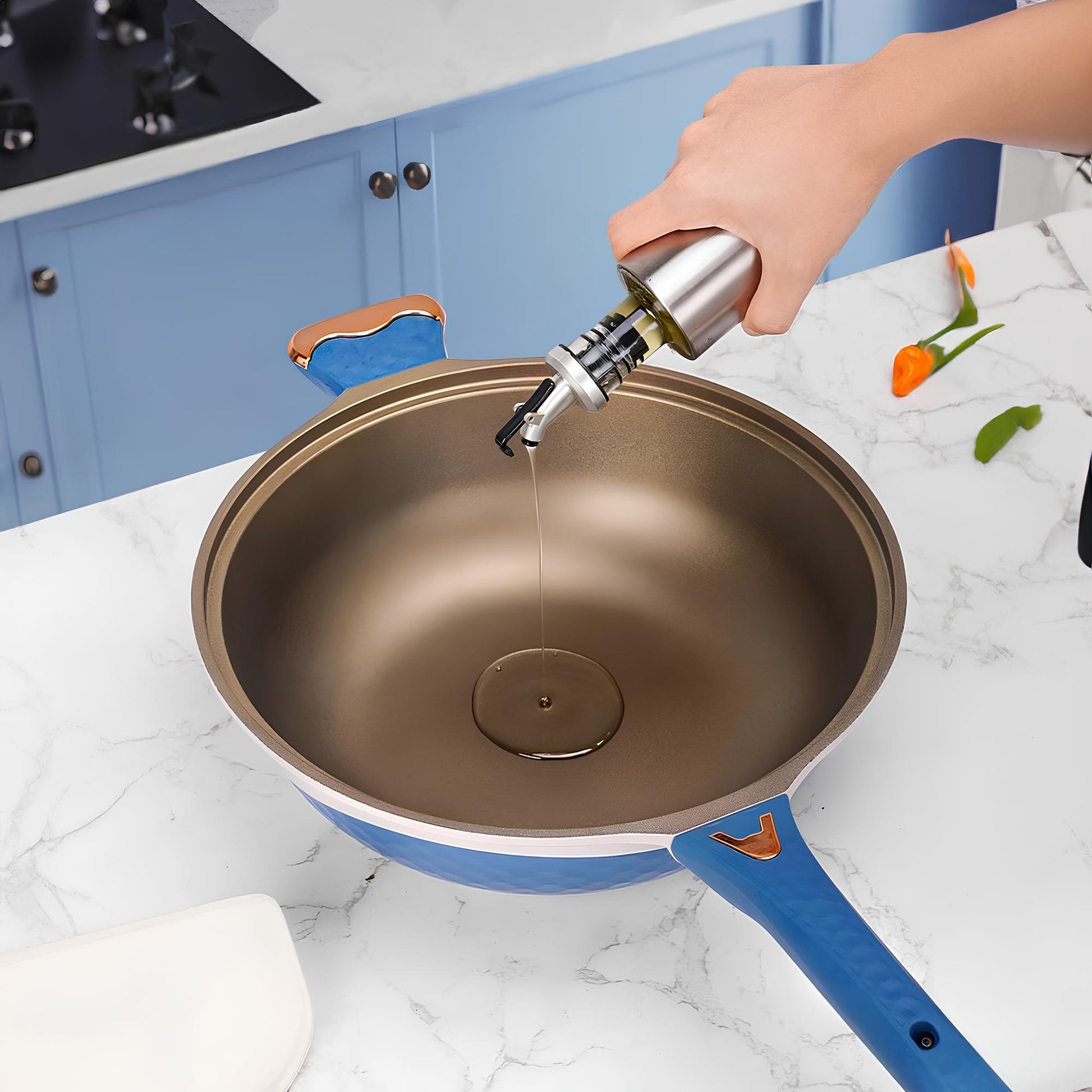 Two-Colour Titanium Non-Stick Frying Pan - Homevalley.co.uk