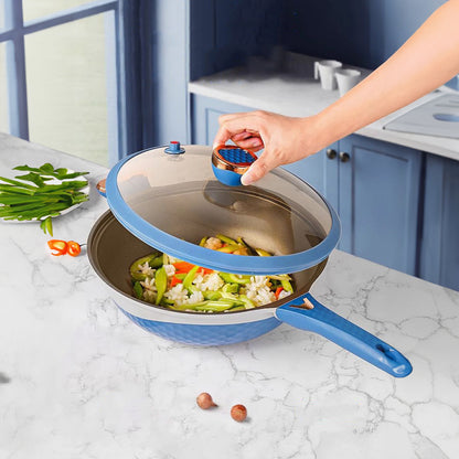 Two-Colour Titanium Non-Stick Frying Pan - Homevalley.co.uk