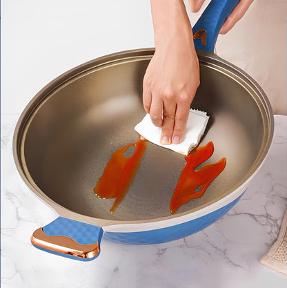 Two-Colour Titanium Non-Stick Frying Pan - Homevalley.co.uk