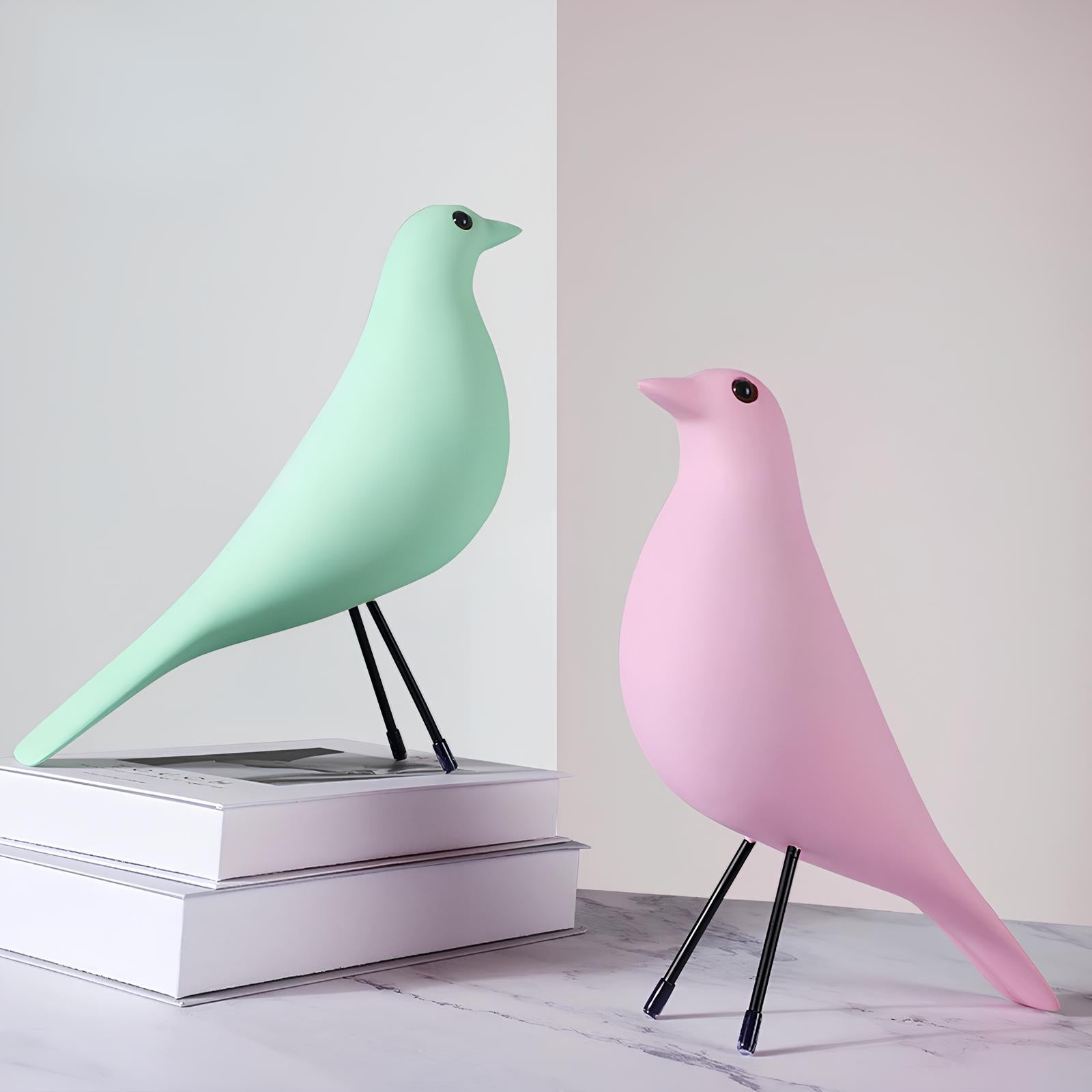 Nordic Bird Resin Figurine - Homevalley.co.uk