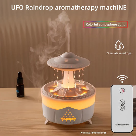 UFO Raindrop Humidifier, Aromatherapy, Air Diffuser - Homevalley.co.uk