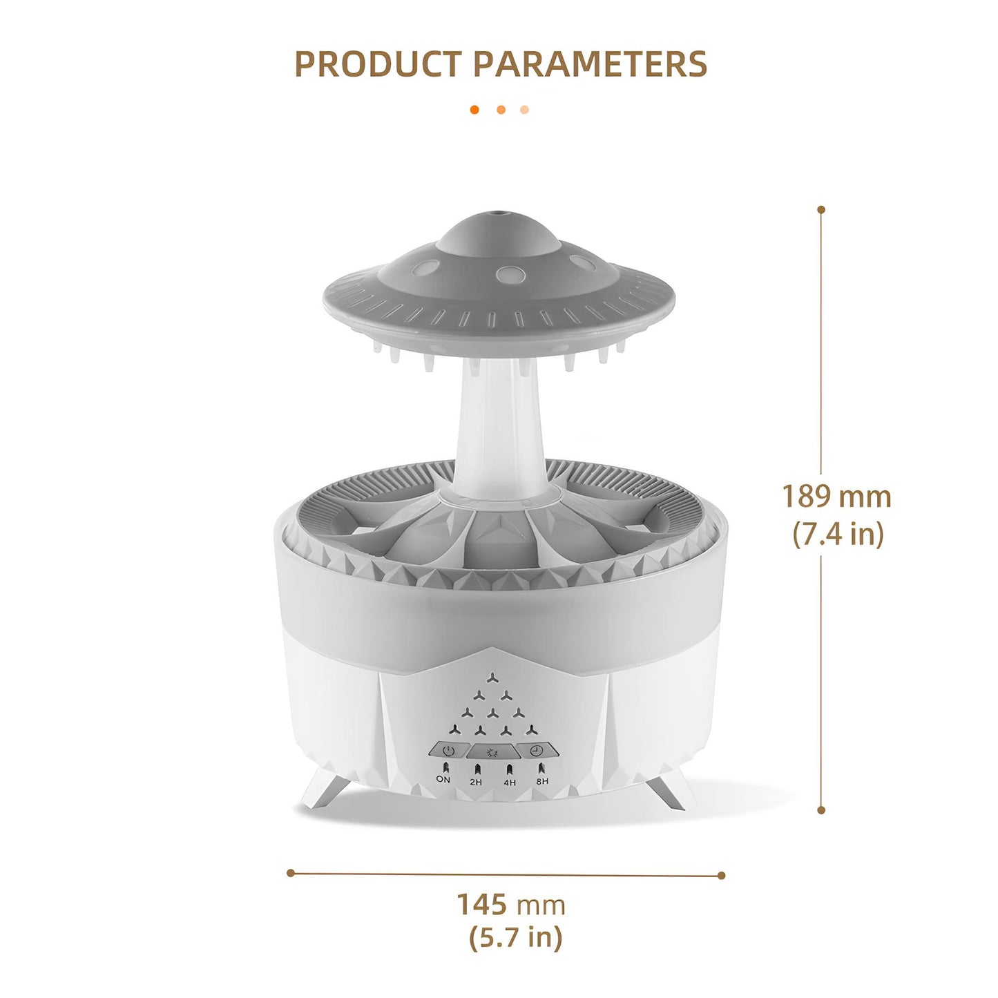 UFO Raindrop Humidifier, Aromatherapy, Air Diffuser - Homevalley.co.uk