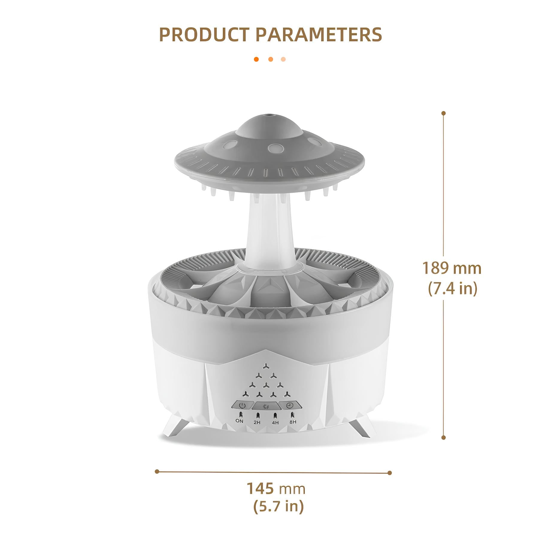 UFO Raindrop Humidifier, Aromatherapy, Air Diffuser - Homevalley.co.uk