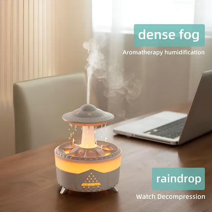 UFO Raindrop Humidifier, Aromatherapy, Air Diffuser - Homevalley.co.uk