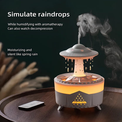 UFO Raindrop Humidifier, Aromatherapy, Air Diffuser - Homevalley.co.uk