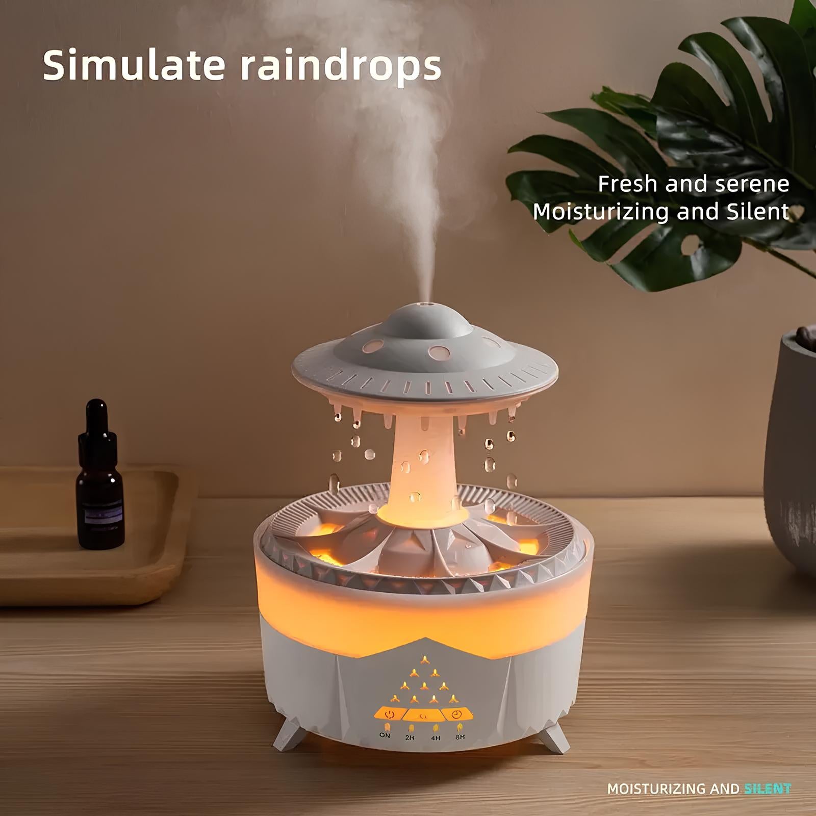 UFO Raindrop Humidifier, Aromatherapy, Air Diffuser - Homevalley.co.uk