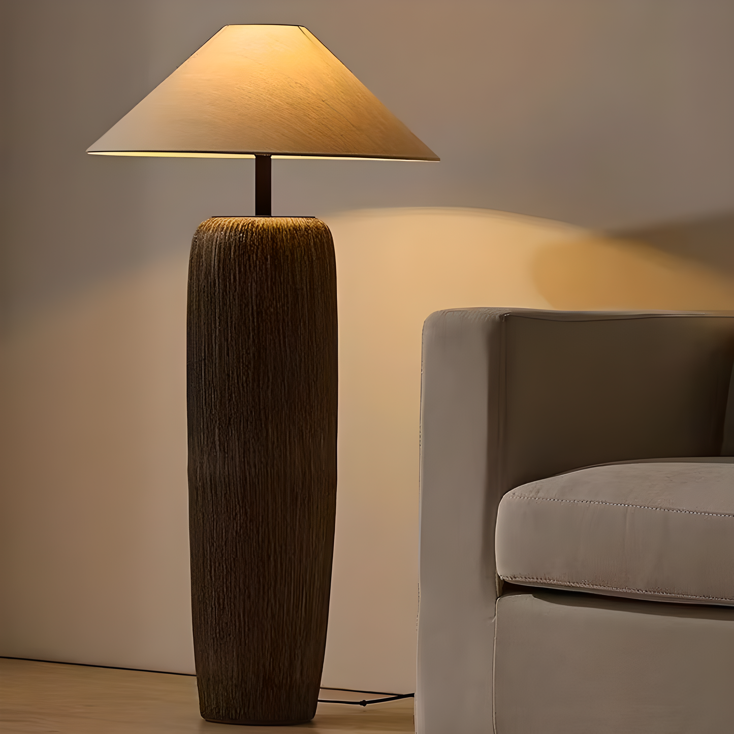 Fabric Art Led Standing Light for Living Room Bedroom Bedside Home Decor