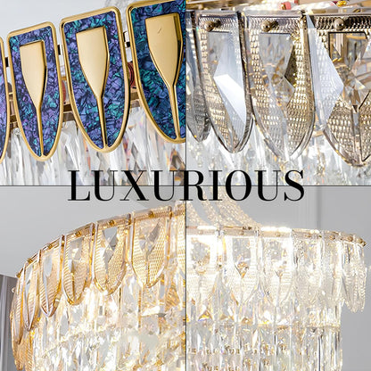 Villa Lobby Staircase Crystal Chandelier - Homevalley.co.uk