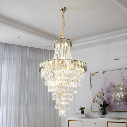 Villa Lobby Staircase Crystal Chandelier - Homevalley.co.uk