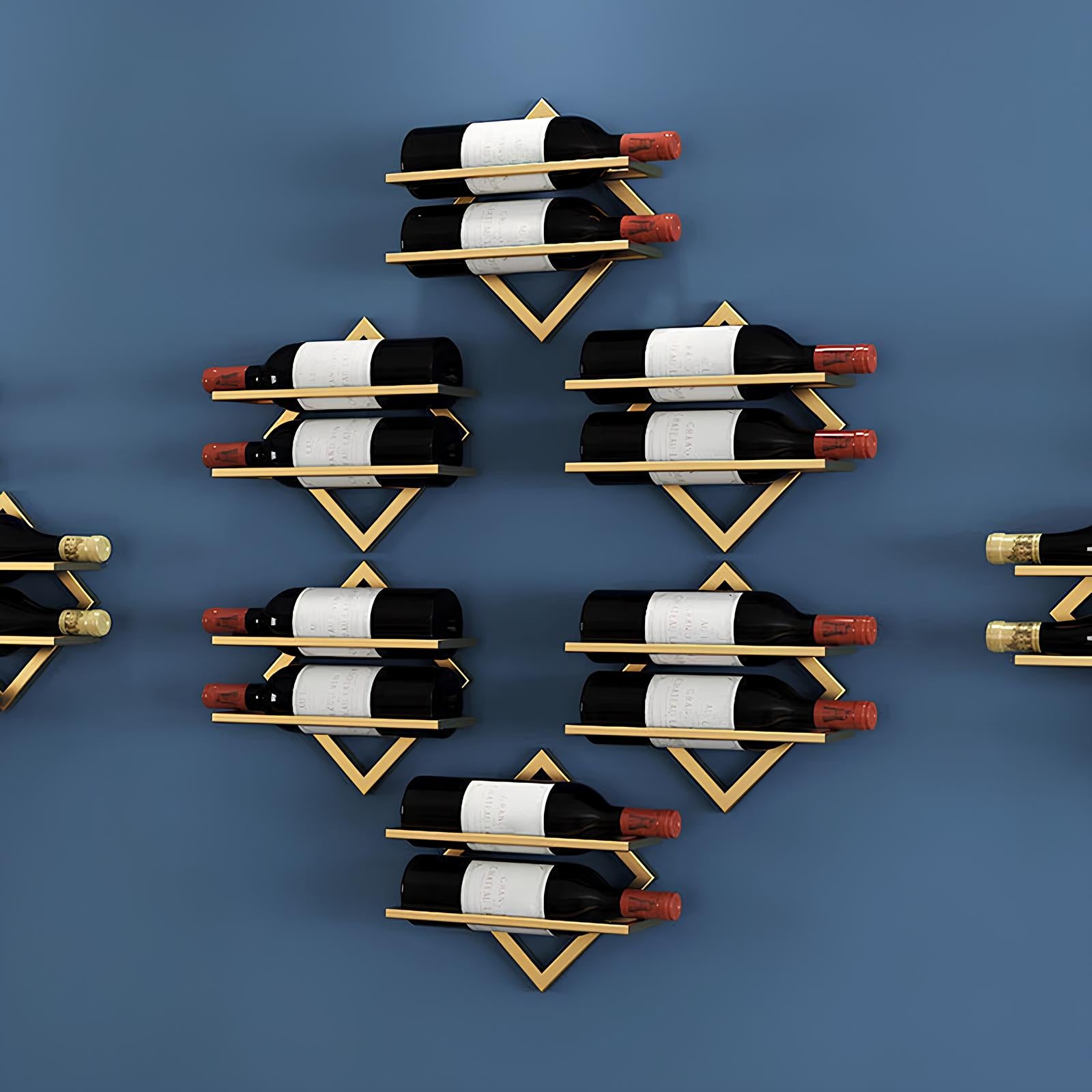Wall Mounted Wine Rack, 1 piece - Homevalley.co.uk