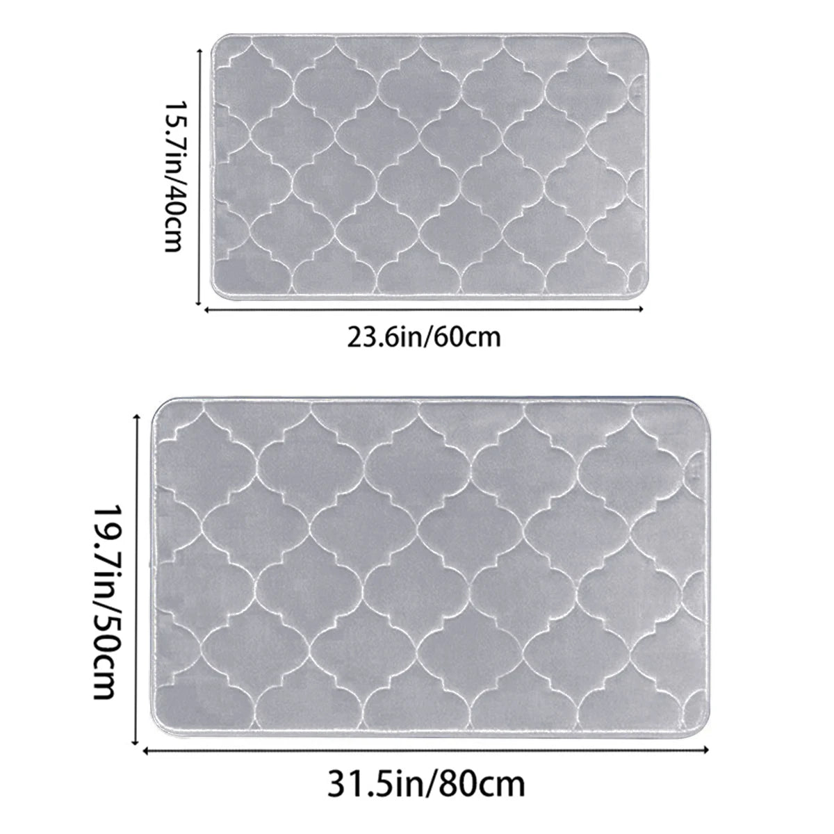 Water Absorbent Non-Slip Memory Foam Bathroom Mat – Soft, Quick-Drying, and Comfortable - Homevalley.co.uk