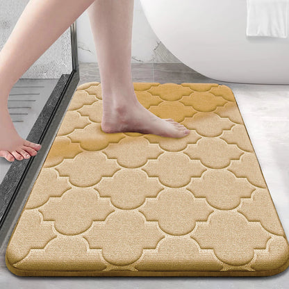 Water Absorbent Non-Slip Memory Foam Bathroom Mat – Soft, Quick-Drying, and Comfortable - Homevalley.co.uk