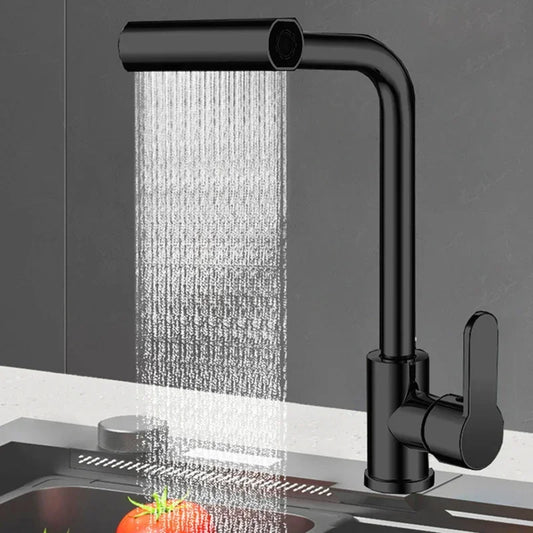 Waterfall Kitchen Faucet, 360° Rotation - Homevalley.co.uk