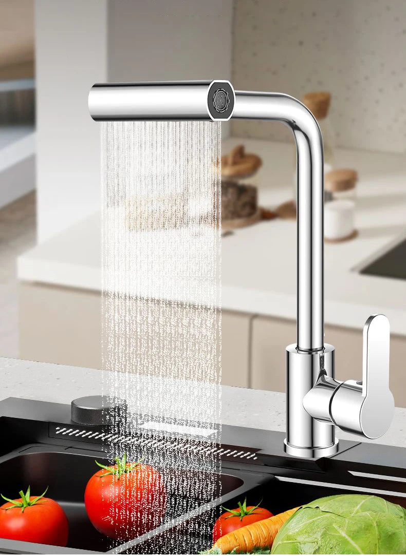Waterfall Kitchen Faucet, 360° Rotation - Homevalley.co.uk