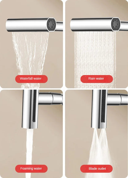 Waterfall Kitchen Faucet, 360° Rotation - Homevalley.co.uk