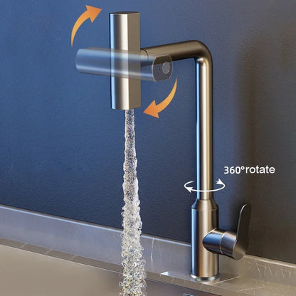 Waterfall Kitchen Faucet, 360° Rotation - Homevalley.co.uk