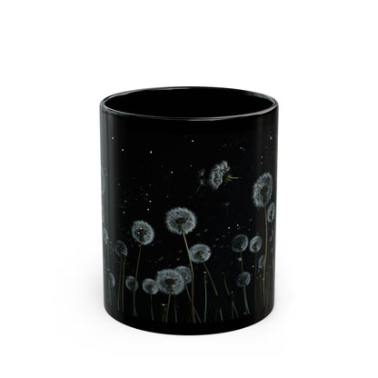 White Dandelions Coffee Mug, Tea Cup (11oz, 15oz) - Homevalley.co.uk