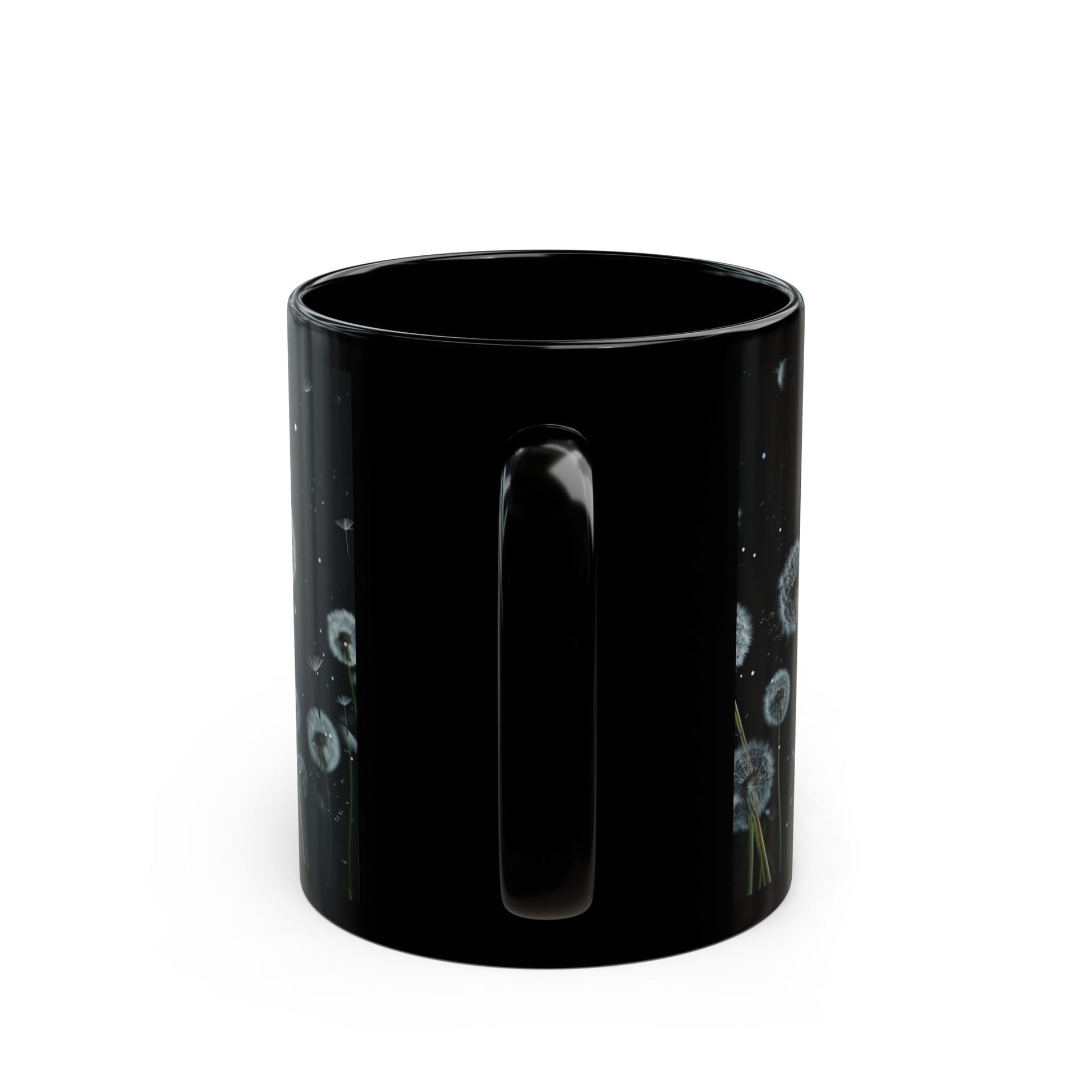 White Dandelions Coffee Mug, Tea Cup (11oz, 15oz) - Homevalley.co.uk