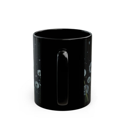 White Dandelions Coffee Mug, Tea Cup (11oz, 15oz) - Homevalley.co.uk