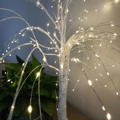 Willow Night Light - 192 LED Table Lamp with 8 Modes | Battery & USB Powered Tree Lights for Wedding, Party, Home & Christmas Decor - Homevalley.co.uk