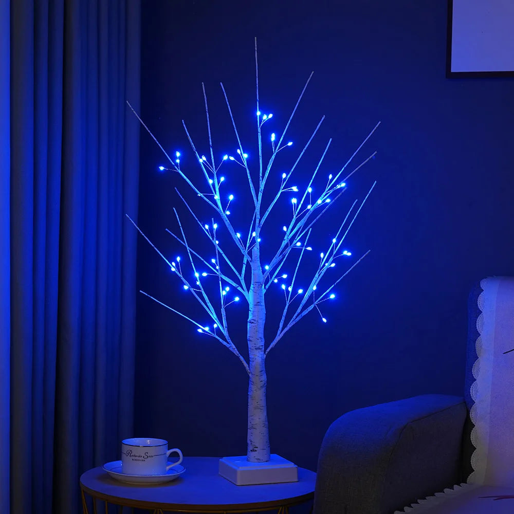 Willow Night Light LED Weeping Willow Tree Lamp - 7 Color Modes Table Lamp for Bedroom Decor - Homevalley.co.uk