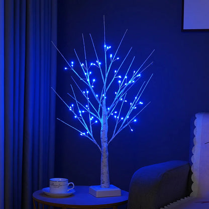 Willow Night Light LED Weeping Willow Tree Lamp - 7 Color Modes Table Lamp for Bedroom Decor - Homevalley.co.uk