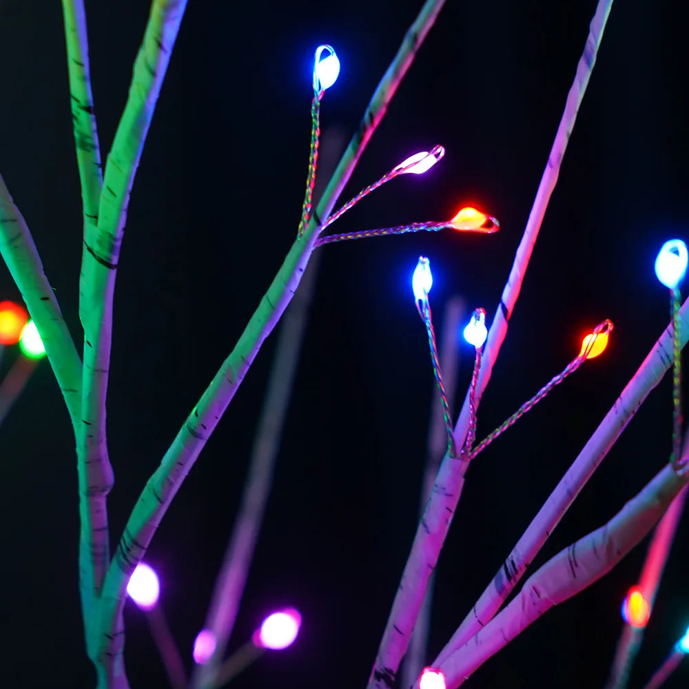 Willow Night Light LED Weeping Willow Tree Lamp - 7 Color Modes Table Lamp for Bedroom Decor - Homevalley.co.uk