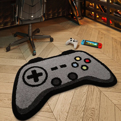 X Box Game Shape Floor Rug – Fun and Stylish Gaming Room Decor - Homevalley.co.uk