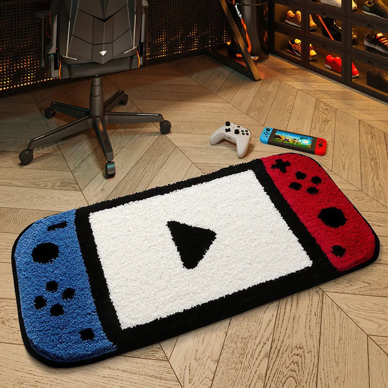 X Box Game Shape Floor Rug – Fun and Stylish Gaming Room Decor - Homevalley.co.uk