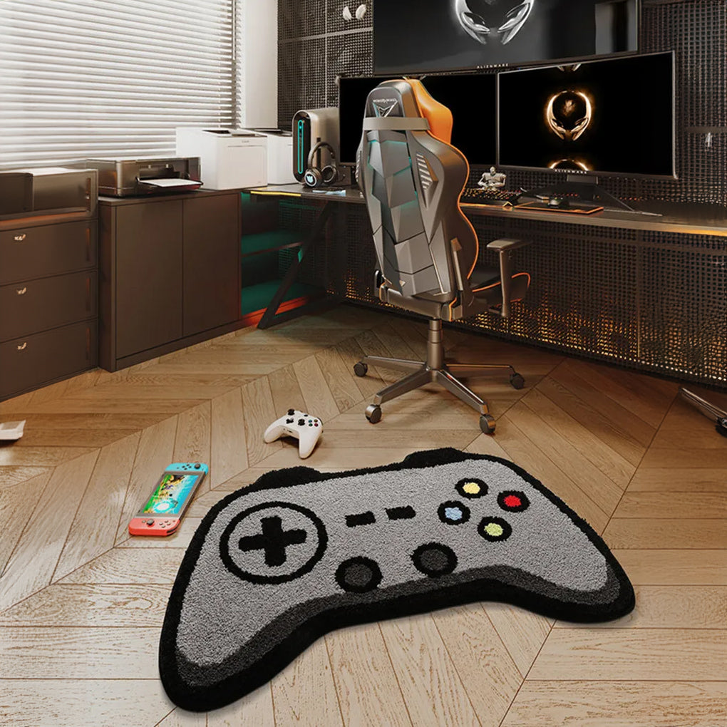 X Box Game Shape Floor Rug – Fun and Stylish Gaming Room Decor - Homevalley.co.uk