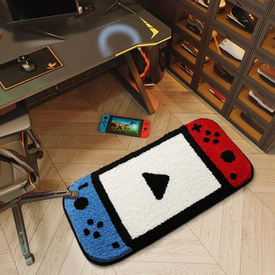 X Box Game Shape Floor Rug – Fun and Stylish Gaming Room Decor - Homevalley.co.uk