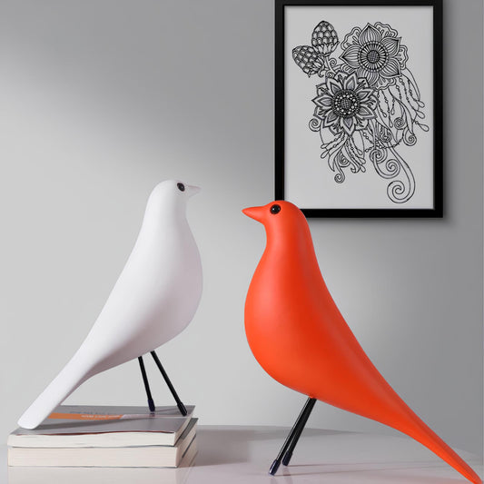 Nordic Bird Resin Figurine - Homevalley.co.uk