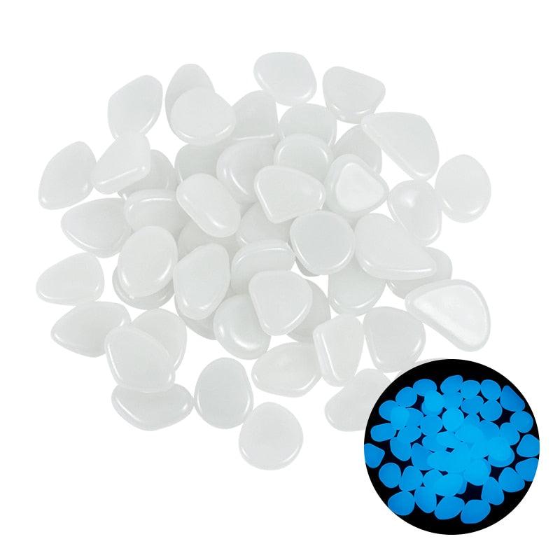 25/50pcs Glow in the Dark Garden Pebbles - Homevalley.co.uk