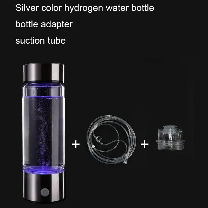 Hydrogen Generator Alkaline Maker Rechargeable Portable Water Bottle - Homevalley.co.uk