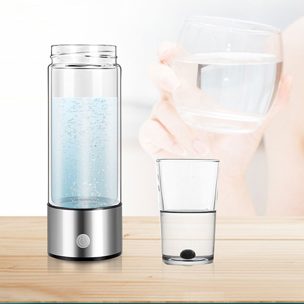 Hydrogen Generator Alkaline Maker Rechargeable Portable Water Bottle - Homevalley.co.uk
